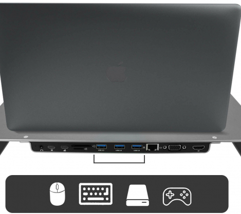 Multifunctional USB-C Laptop Docking Station