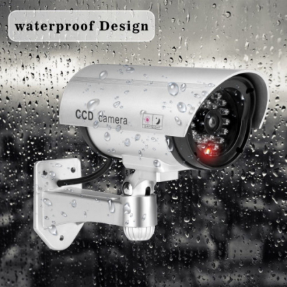Dummy camera with flashing