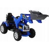 Tractor with Bucket Excavator Blue