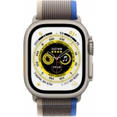Watch Ultra Cellular 49mm Titanium Case/ Blue/ Gray Trail Loop  S/ M