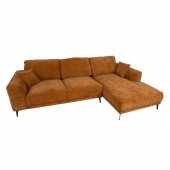 Corner sofa OLIVIA RC, brown