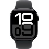 Watch Series 10 42mm Jet Black/ Black Band - M/ L