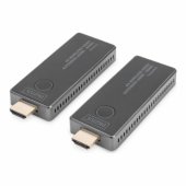 4K Wireless HDMI Extender Set 30m Black/ Silver