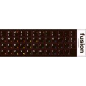 "Tastatúras uzlīmes RU | ENG" Varavīksnes krāsa