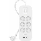 Belkin SurgePlus surge protector power strip 6 outlets 2 m bi