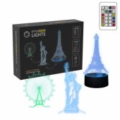 SNL125RGB LED lamp Light decoration Buildings RGB 3D