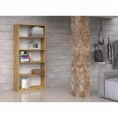 Topeshop REGAŁ 80CM SZAFKA KSIĄŻKI SEGREGATORY DĄB ARTISAN