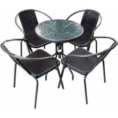 9104392 Garden Set Brown