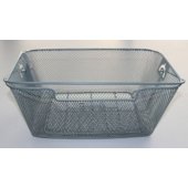 Basil Kosz na tylny bagażnik BASKET-4 Bottom hooks, stalowy srebrny (B