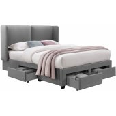 SUGI with mattress HARMONY DUO 160x200cm Grey