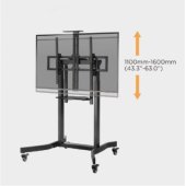 650633 55–100" Mobile Motorized TV Trolley