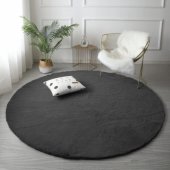 Strado Dywan okrągły Rabbit Strado 200x200 DeepGrey (Szary) uniwersaln
