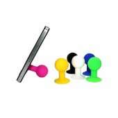 Phone holder with a round head purple