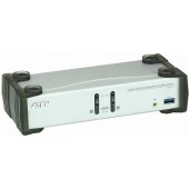 2-Port USB 3.0 DisplayPort KVMP Switch (Cables included)