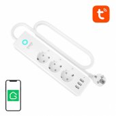 Smart WiFi power strip P1 PLUS 3x AC schuko, 3x USB-A