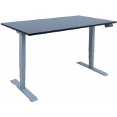 Desk ERGO with 2 motors 140x80cm, black