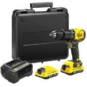 Brushless drill driver 18V Fatmax V20 2x2.0AH trunk