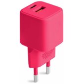 CLS30-AC-02 USB-A / USB-C 30W Pink
