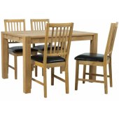 CHICAGO Table 120x90cm and 4 Chairs (19551)