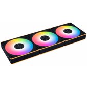 12RCL1W3B 120mm Case Fan Black 3pcs