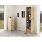 Topeshop REGAŁ R50 - DĄB ARTISAN