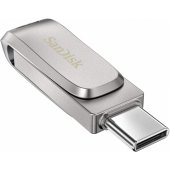 256GB Ultra Dual Drive Luxe USB 3.1/ USB-C Silver
