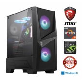 Ryzen 5 7600 32GB 1TB SSD NVME 1TB HDD RTX 4060 Ti W11Home