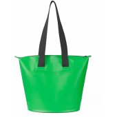 Waterproof PVC Beach Bag with Zip 11L Green