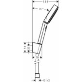Pulsify Select S Shower Holder Set 105 3jet Relaxation Matt Black