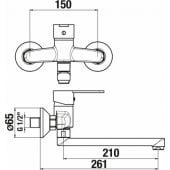 Lyra Smart 210mm Chrome