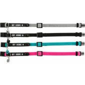 Cat Collar with Address Tag Random Color 1pcs