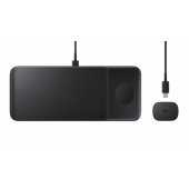 "P6300TBEGEU Wireless Charger Trio" Black