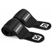 Sports wristband black 2pcs