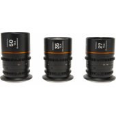 Nanomorph S35 Prime 3-Lens Bundle (27mm/ 35mm/ 50mm) (Amber) - Canon RF