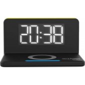 ChargeAir Digital alarm clock Black