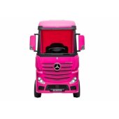 Battery-powered car Mercedes Actros Pink 4x4