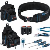 Bosch tool belt and hand tool set Professional (black, ProClick system