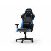 PRINCE L Black & Blue PVC Leather