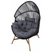 9137864 98x100x142cm / 48x63x37.5cm Black