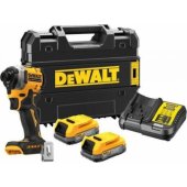 Dewalt Cordless impact wrench DCF850E2T, 18V, 1/ 4 (yellow/ black, 2x PO
