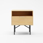 Nightstand BASSEL 45x40x50cm, 3D melamine