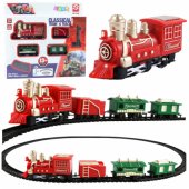 Classic Mini Train Battery Operated Locomotive Wagons With Tracks 13 p
