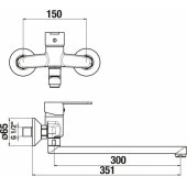 Lyra Smart 300mm Chrome