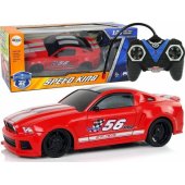 LeanToys Auto sportowe 1:24 zdalnie sterowane czerwone