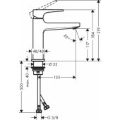 Metropol 110 with push-open Matt Black