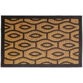 Doormat 46x60cm Brown/ Black