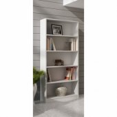 Topeshop Regał 80cm szafka książki segregatory r80 biały (R80 BIEL)