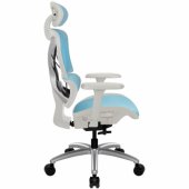 XTC Ergonomic Office Chair white/ blue
