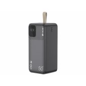 47825 Prime-V5 50000mAh QC22.5W+PD20W Power Bank, Blac