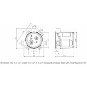 Built in shower mixer Fresh 368